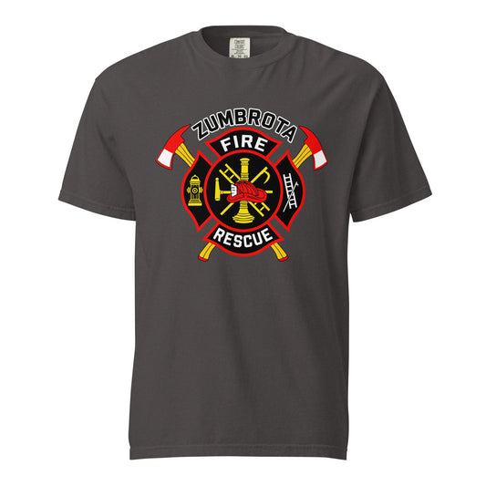 Signature | Comfort Colors T-Shirt | Zumbrota Fire Department | Vanguard Logo