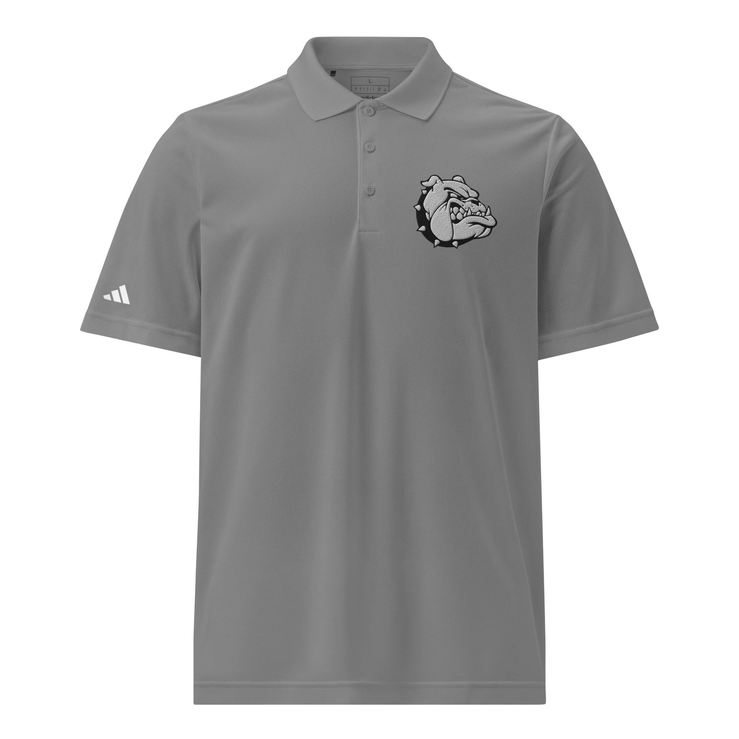 Signature | Embroidered Adidas Sport Polo | 6th Grade Bulldogs Team | Monochrome Logo