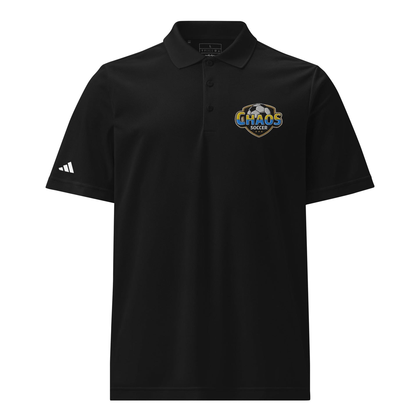 Signature | Embroidered Adidas Sport Polo | Chaos Soccer | Logo