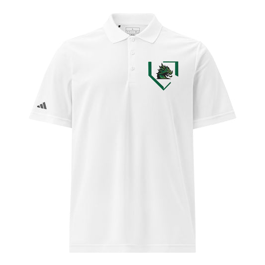 Signature | Embroidered Adidas Sport Polo | John Cooper Baseball | Home Dragon Logo