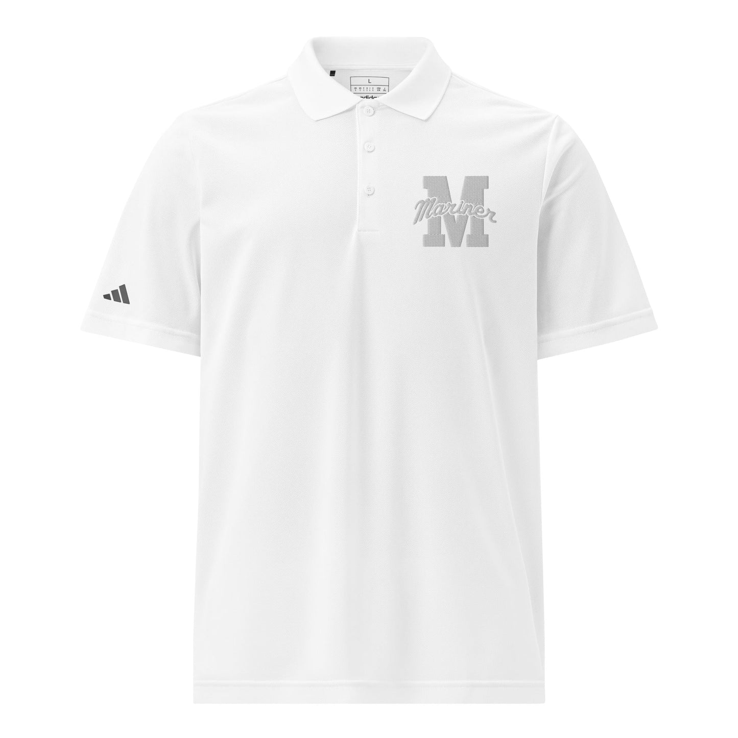 Signature | Embroidered Adidas Sport Polo | Mariner girls soccer | Script Logo