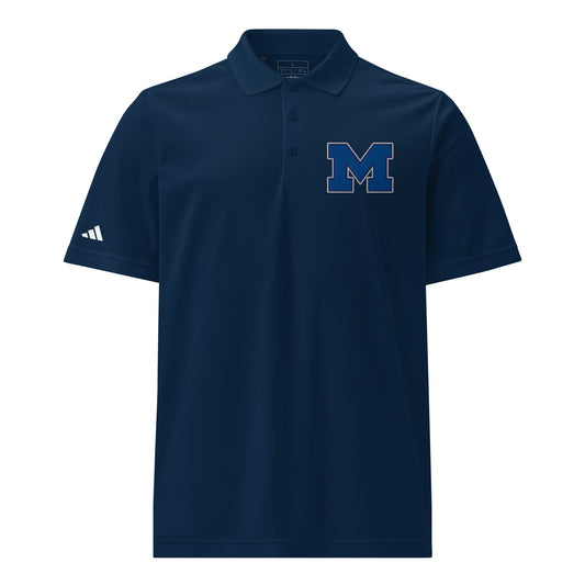Signature | Embroidered Adidas Sport Polo | Medfield Softball | Lettermark Logo