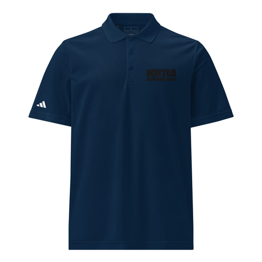 Signature | Embroidered Adidas Sport Polo | Norton Elementary School | Block Script Logo