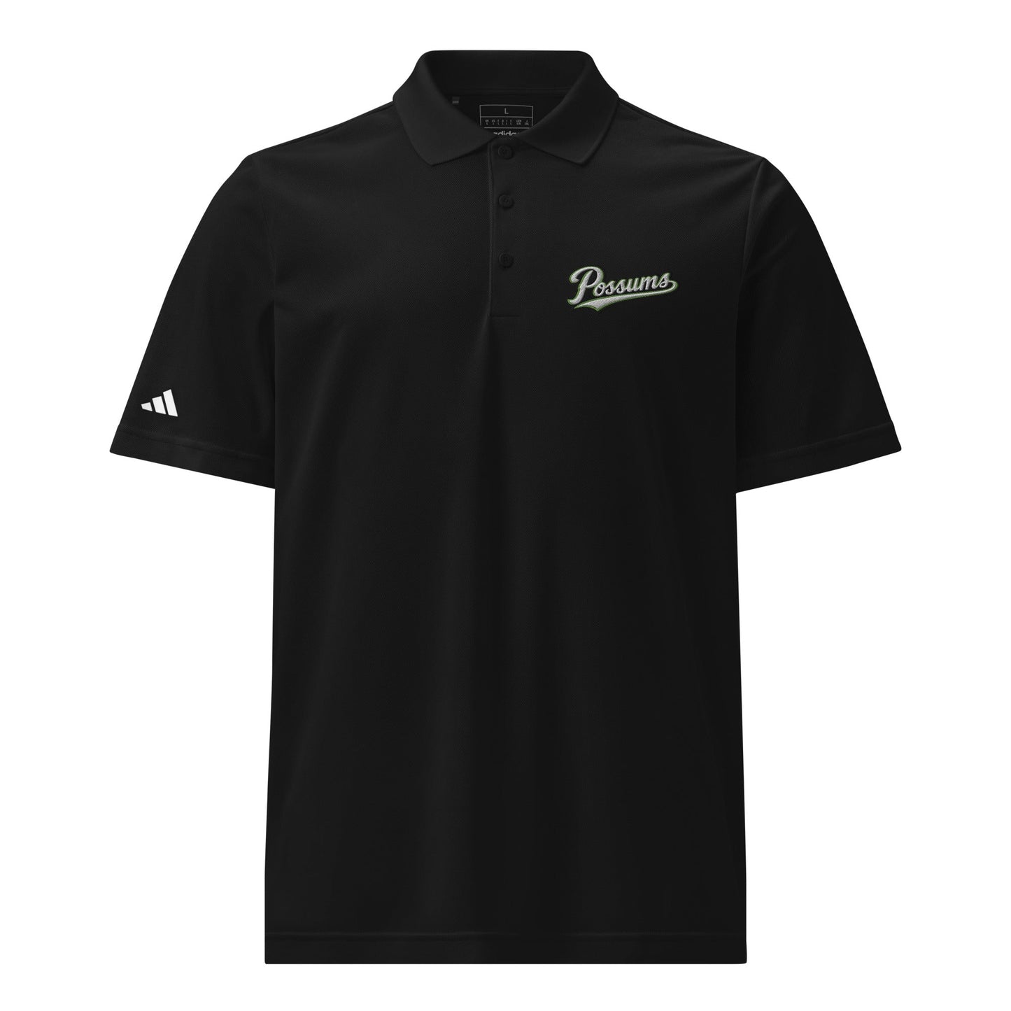 Signature | Embroidered Adidas Sport Polo | Possums | Script Logo