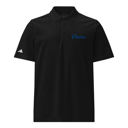 Signature | Embroidered Adidas Sport Polo | Poudre Football | Emblem Logo