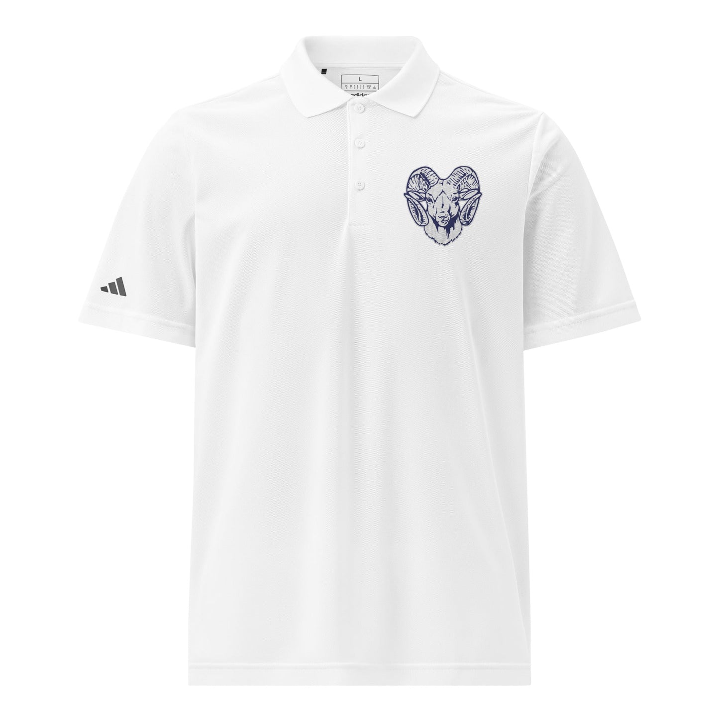 Signature | Embroidered Adidas Sport Polo | Rensselaer Rams