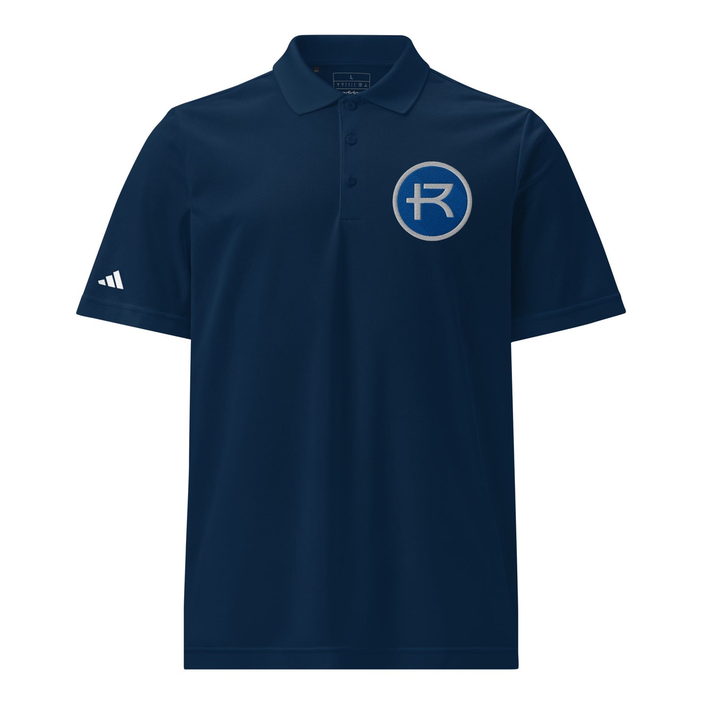 Signature | Embroidered Adidas Sport Polo | Rockhurst University - Doctor of Physical Therapy School | Badge Logo