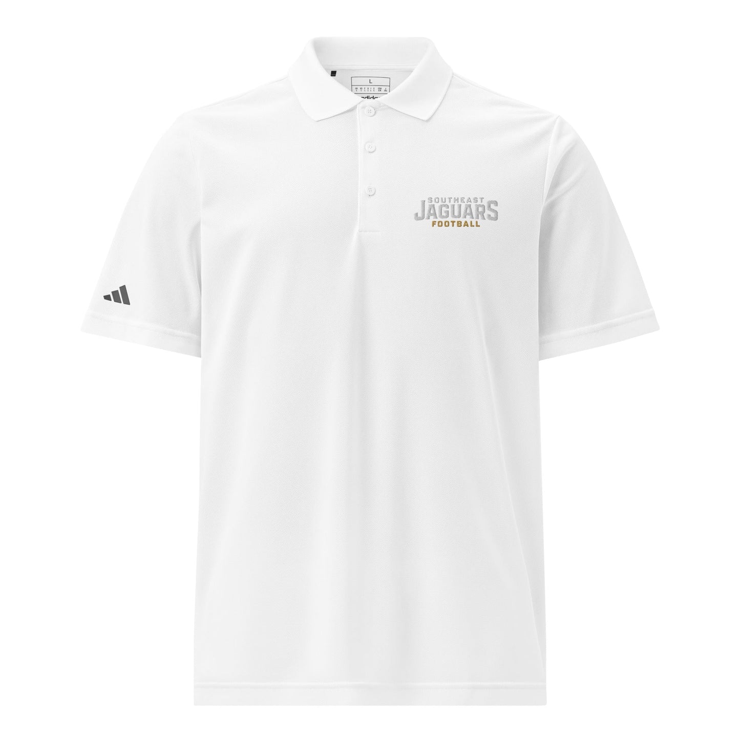 Signature | Embroidered Adidas Sport Polo | Southeast Jaguars | Shield Logo