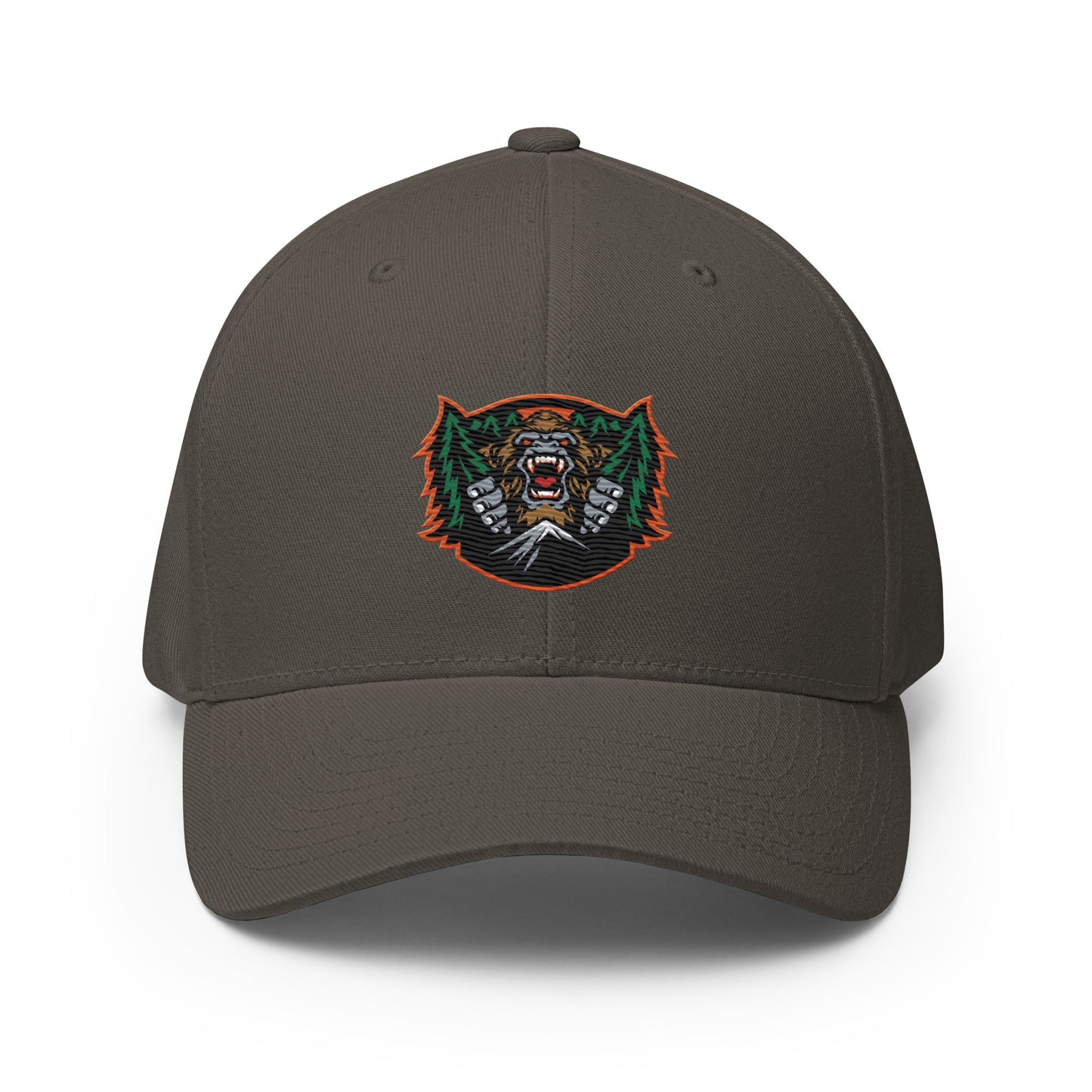 Signature | Flexfit Baseball Cap | JBLM Bigfoot Hockey Team | Mascot Logo