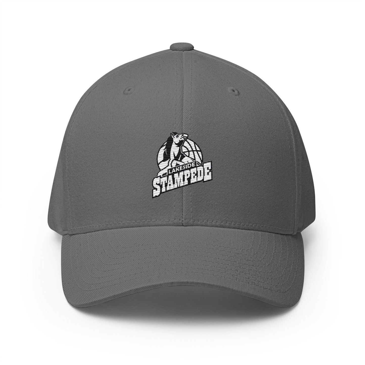Signature | Flexfit Baseball Cap | Lakeside Stampede | Basketball Mascot Logo