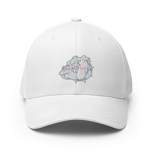Signature | Flexfit Baseball Cap | Lynn English Cheerleading | Bulldogs Basketball Logo