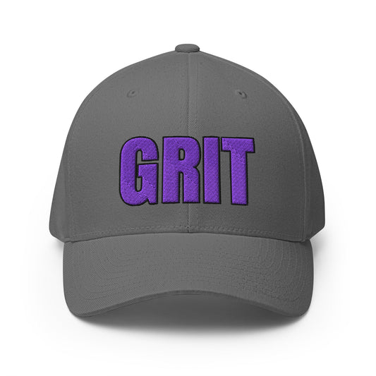 Signature | Flexfit Baseball Cap | Pure Grit Softball | Purple Logo