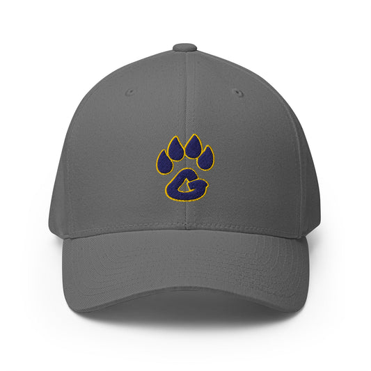 Signature | Flexfit Baseball Cap | Rutherford County Grizzlies Football | Paw Print Logo