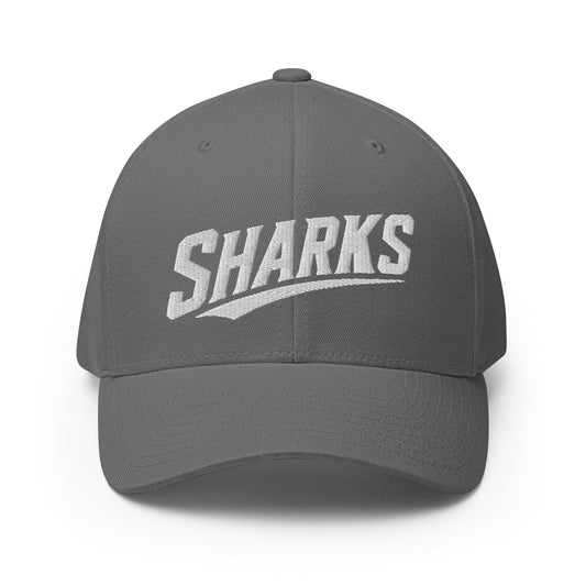 Signature | Flexfit Baseball Cap | The Sharks Baseball Team | Script Logo