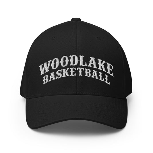Signature | Flexfit Baseball Cap | Woodlake Boys Basketball | Athletics Logo