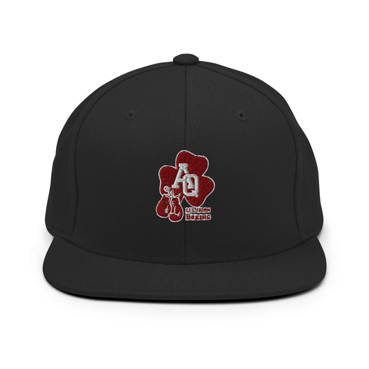 Snapback Hat | Aquinas Li’l Irish Boxing | AQ Shamrock Logo