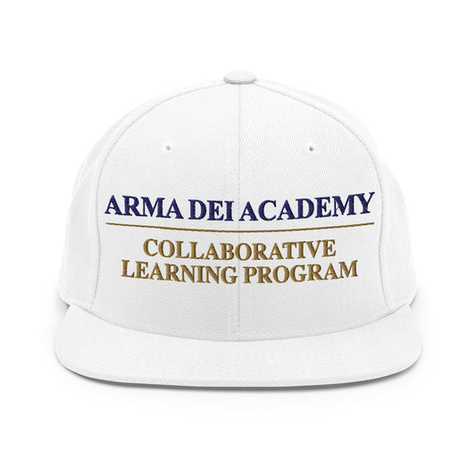 Snapback Hat | Arma Dei Academy Collaborative Learning Program | Alt Logo 4