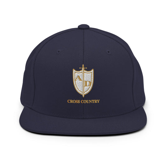 Snapback Hat | Arma Dei Academy Cross Country | Shield Logo