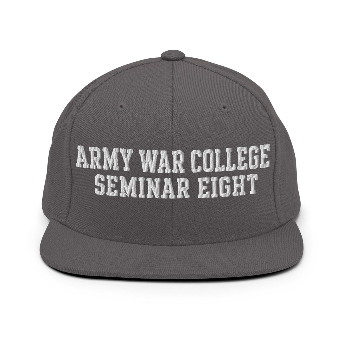 Snapback Hat | Army War College (Seminar 8) | Script Logo