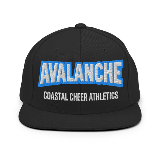 Snapback Hat | Coastal Cheer Athletics Avalanche | Alt Logo