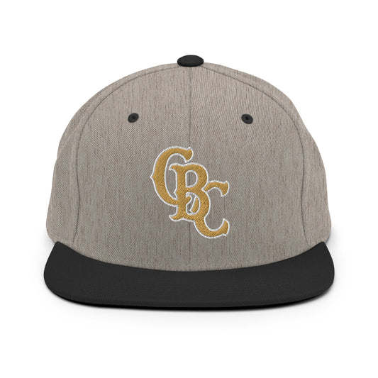 Snapback Hat | Cougar Baseball Club | CBC Gold Logo