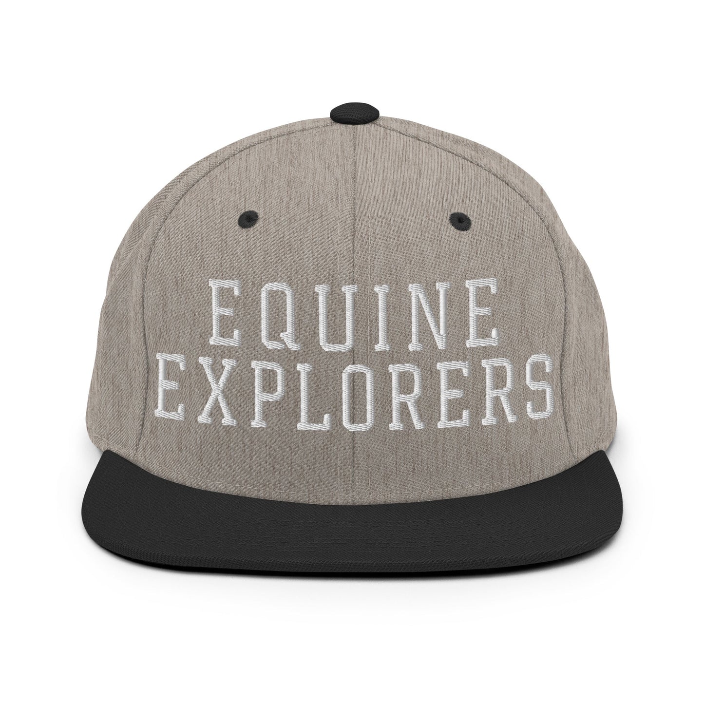 Snapback Hat | Equine Explorers | Script Logo