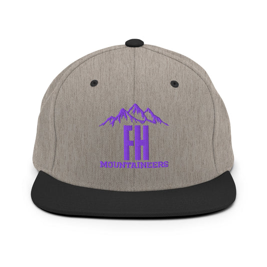 Snapback Hat | Friday Harbor High School Mountaineers Club | Mountaineers Logo