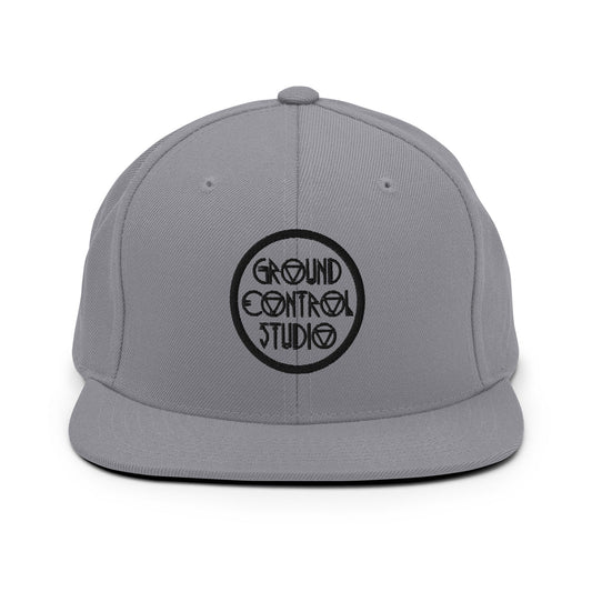 Snapback Hat | Ground Control Studio | Badge Logo