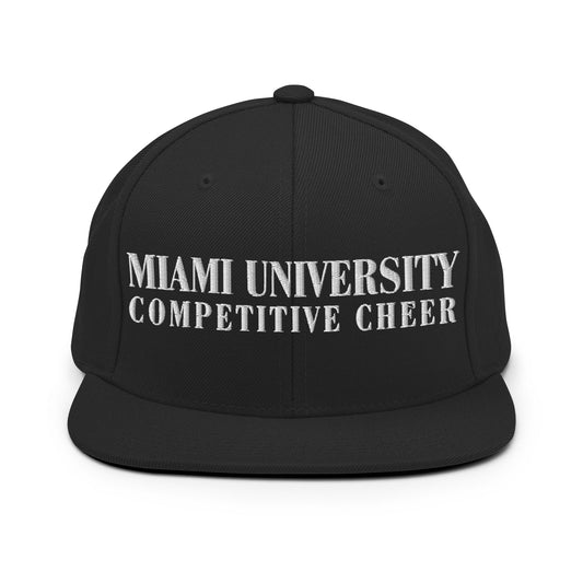 Snapback Hat | Miami University Competitive Cheer Team | Alt Logo 2