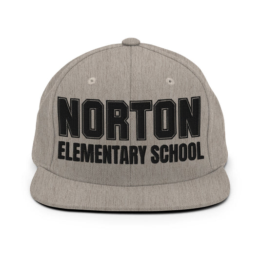 Snapback Hat | Norton Elementary School | Block Script Logo