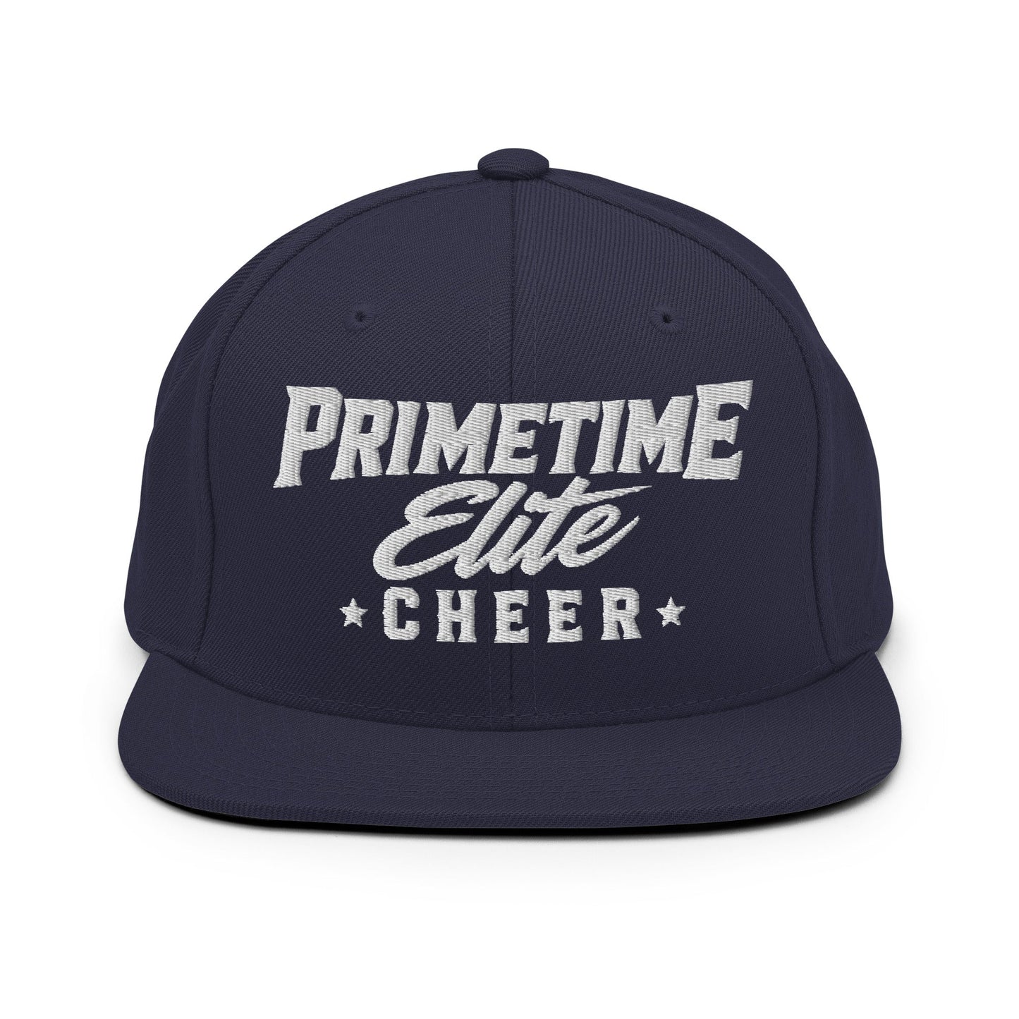 Snapback Hat | PTE Bulldog Cheer | Script Logo