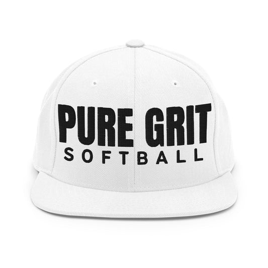 Snapback Hat | Pure Grit Softball | Main Logo