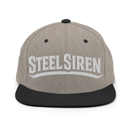 Snapback Hat | STEEL SIREN | Script Logo