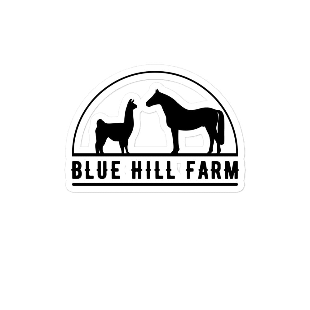 Stickers | Blue Hill Farm | Highland Silhouette Logo