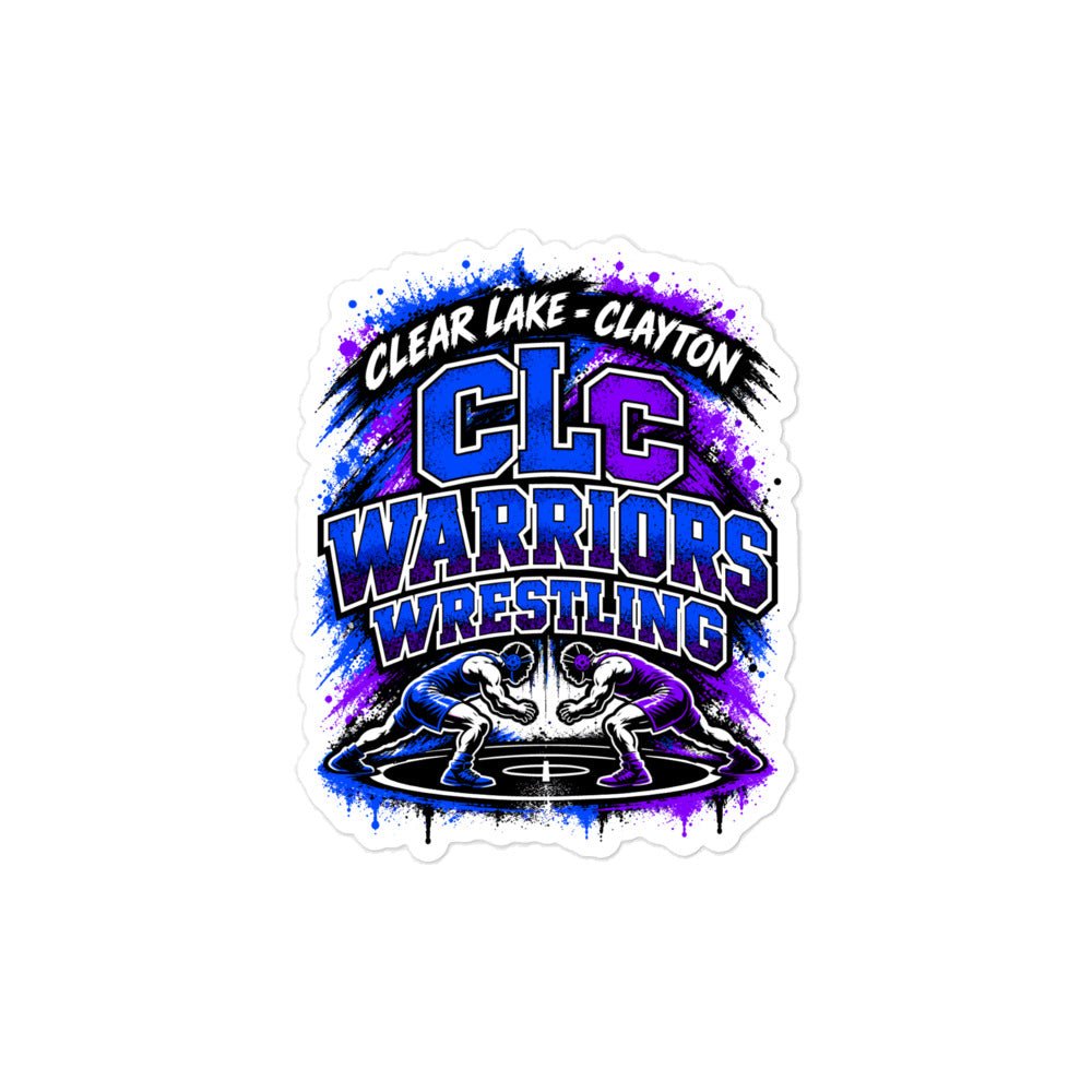 Stickers | Clear Lake - Clayton Wrestling | Apex Logo