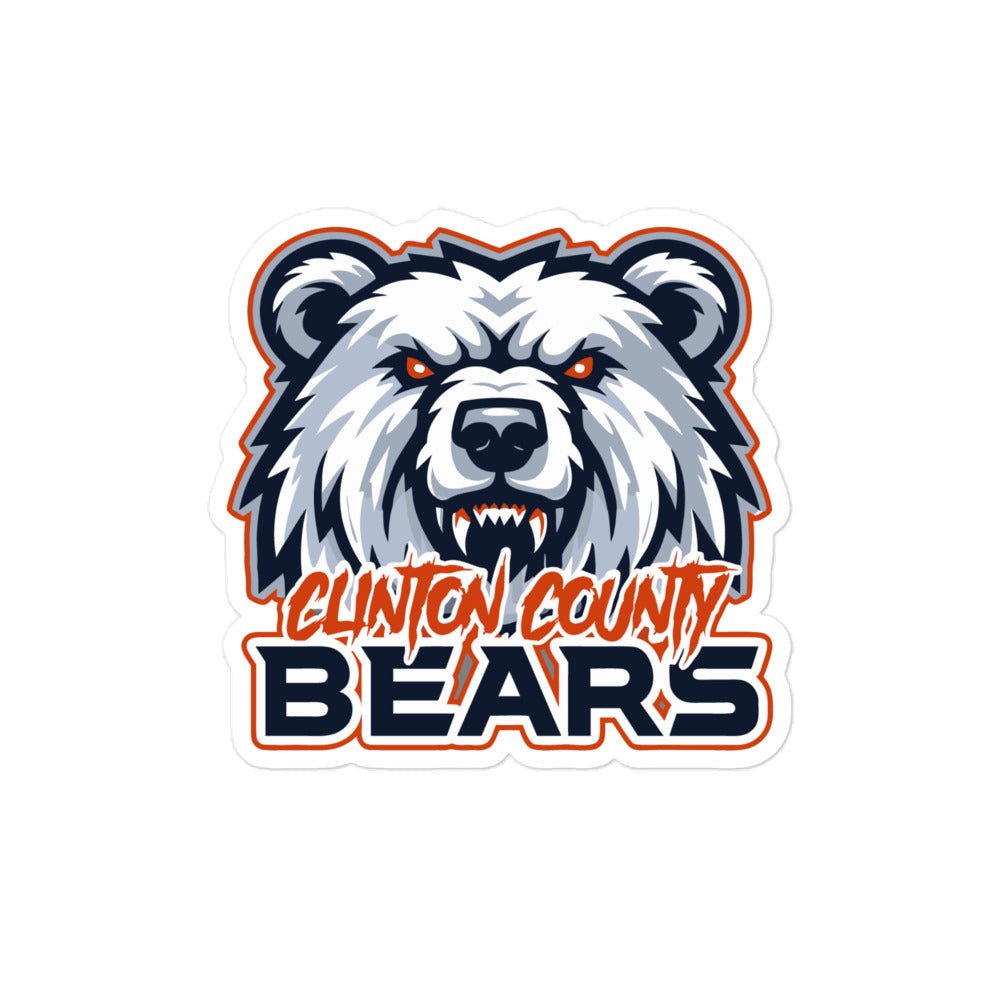 Stickers | CLINTON COUNTY BEARS | Bears Mascot Logo