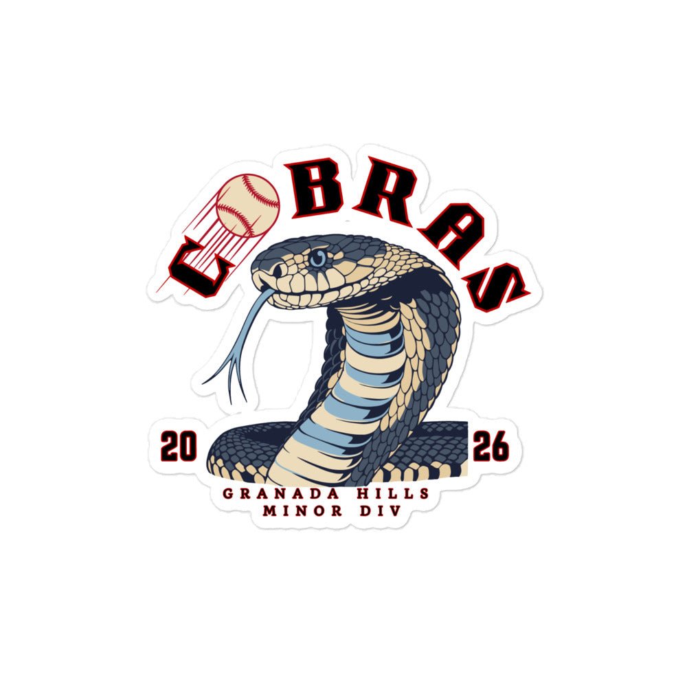 Stickers | Cobras '26 | Minor Div Logo