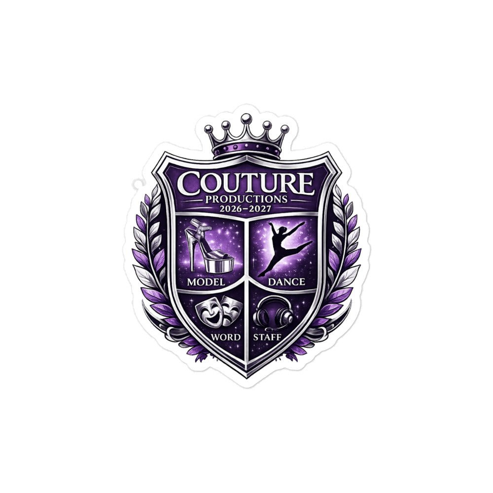 Stickers | Couture Productions | Couture Shield Logo
