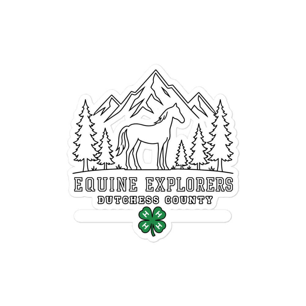 Stickers | Equine Explorers | Dutchess Crest Trailblazers Logo