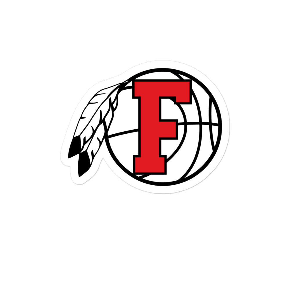 Stickers | Fallbrook Basketball | Retro Logo