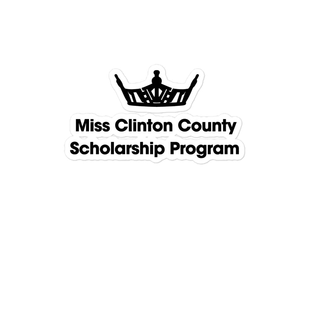 Stickers | Miss Clinton County Scholarship Program