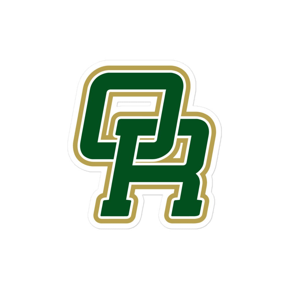 Stickers | Oakridge Flag Football | Varsity Interlock Logo