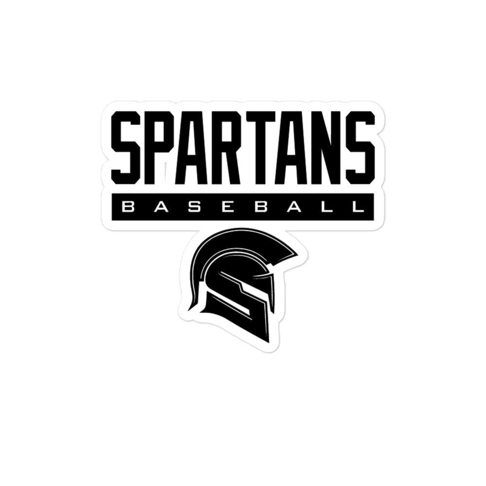 Stickers | Owings Mills Spartans Baseball | Crest Logo