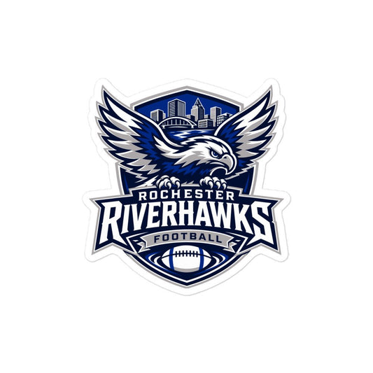 Stickers | Rochester Riverhawks | Shield Logo