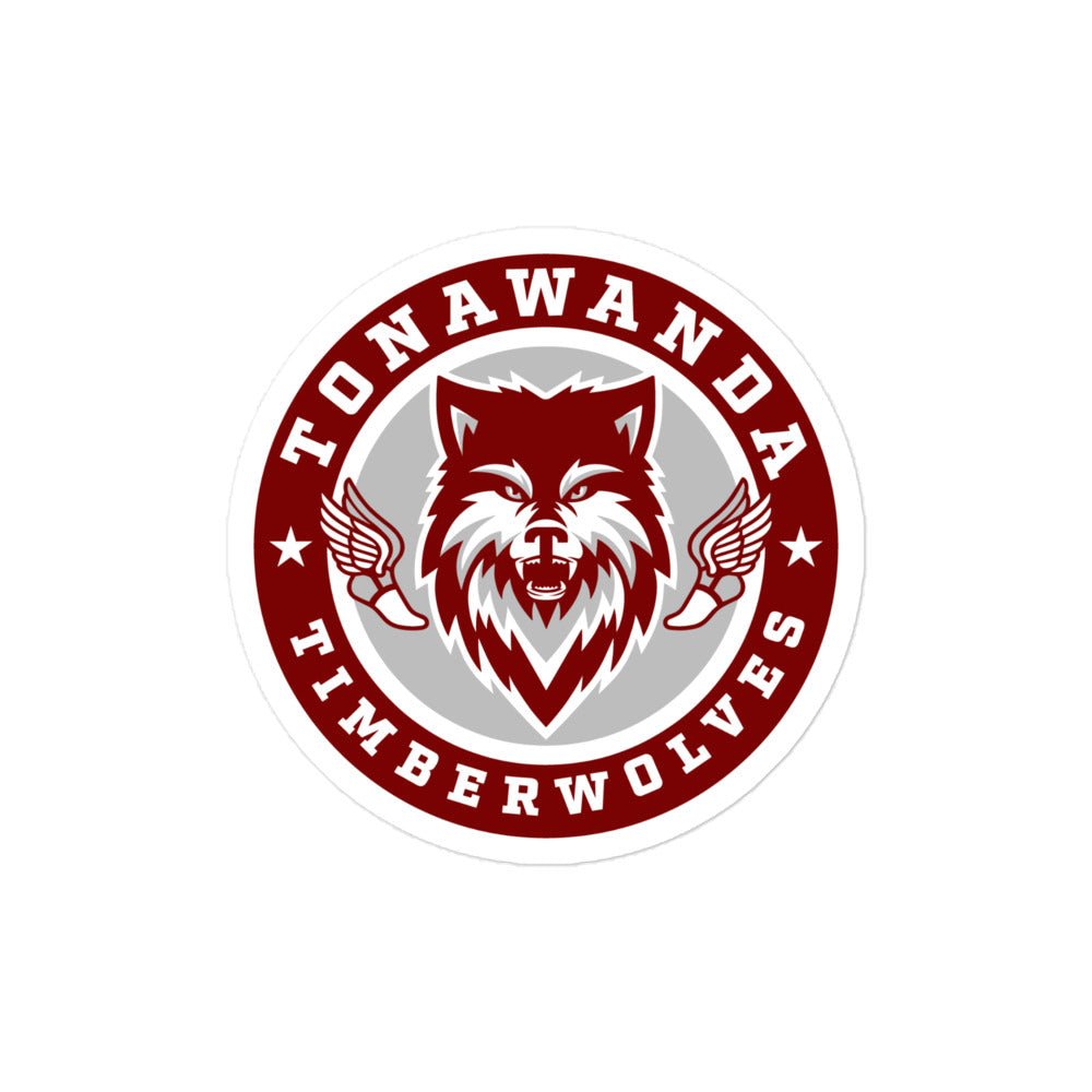 Stickers | Tonawanda High School Track and Field | Mascot Badge Logo