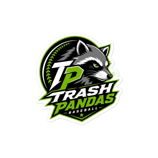Stickers | Trash Pandas Baseball Organization | Crest Logo