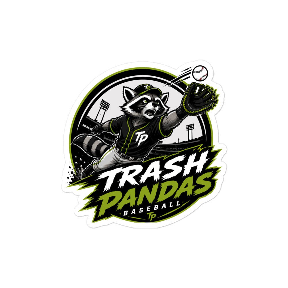 Stickers | Trash Pandas Baseball Organization | Emblem Logo