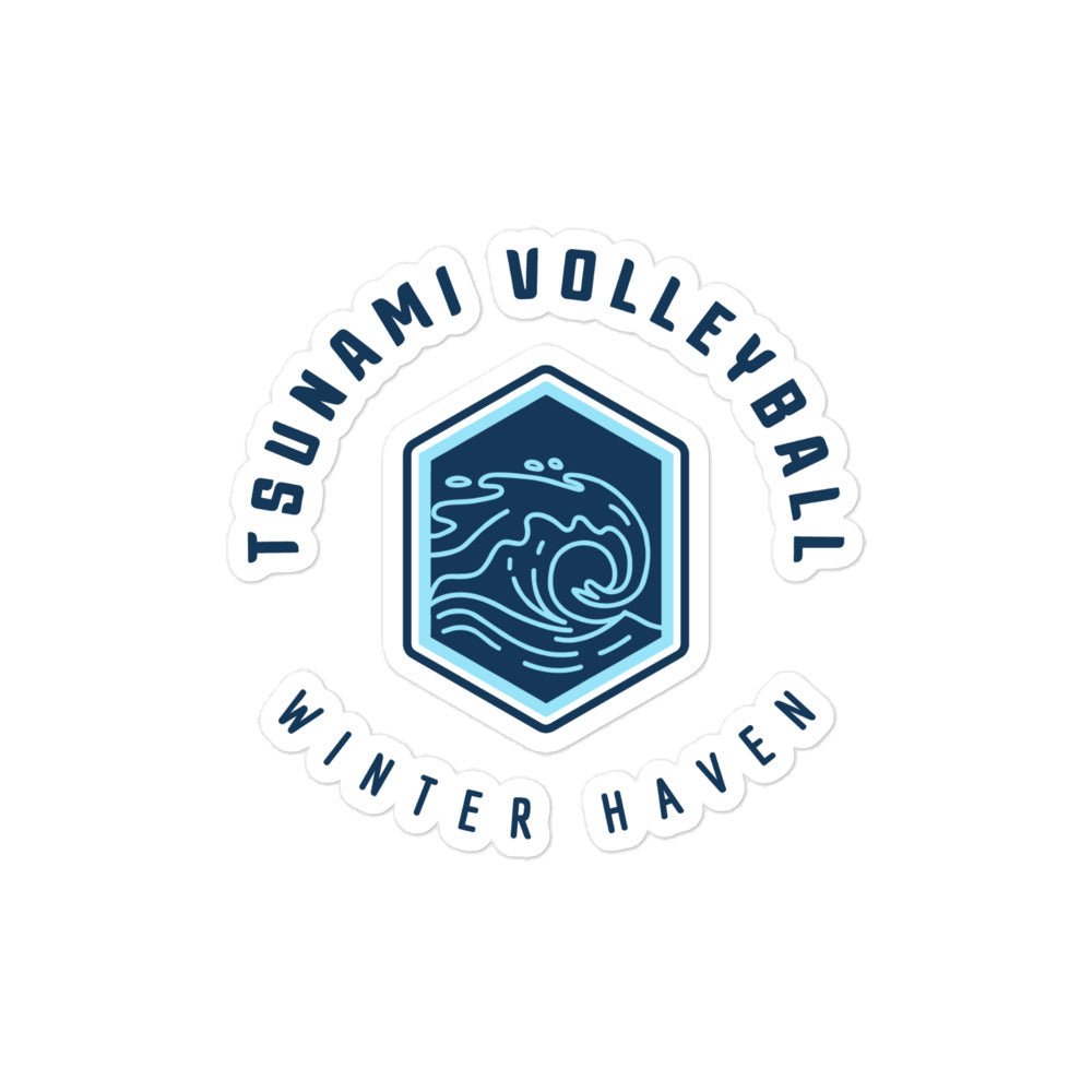 Stickers | Tsunami Volleyball Club | Crest Logo