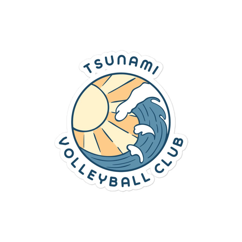 Stickers | Tsunami Volleyball Club | Emblem Logo