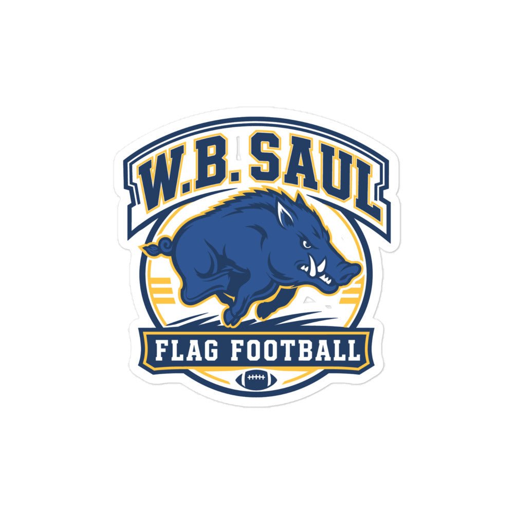 Stickers | W.B.Saul Razorbacks | Emblem Logo